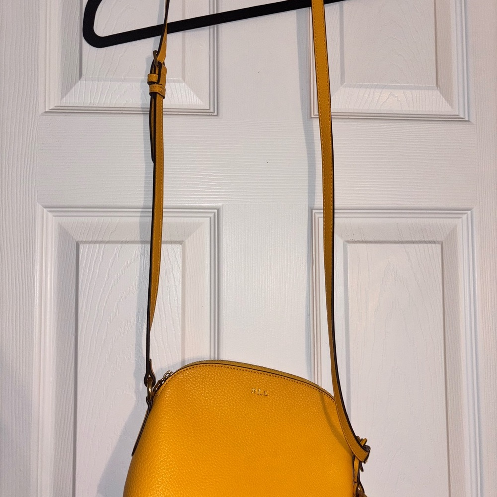Ralph Lauren Vibrant Yellow Crossbody Bag